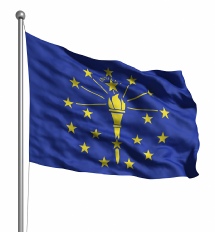 Indiana United States of America Flag Site
