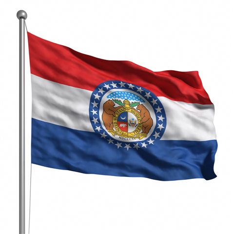 Missouri United States of America Flag Site
