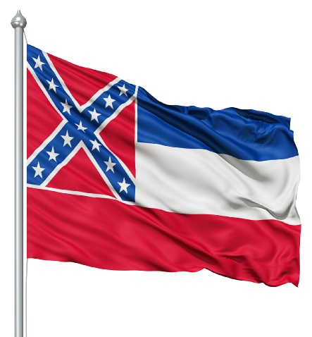 Beautiful Mississippi State Flags for sale at AmericaTheBeautiful.com