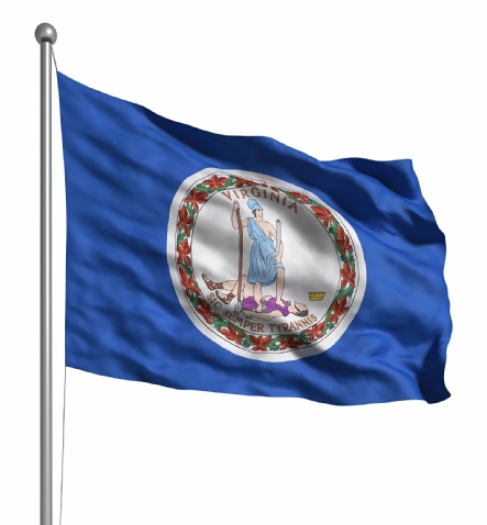 Beautiful Virginia State Flags for sale at AmericaTheBeautiful.com