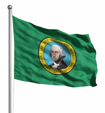 Beautiful Washington State Flags for sale at AmericaTheBeautiful.com