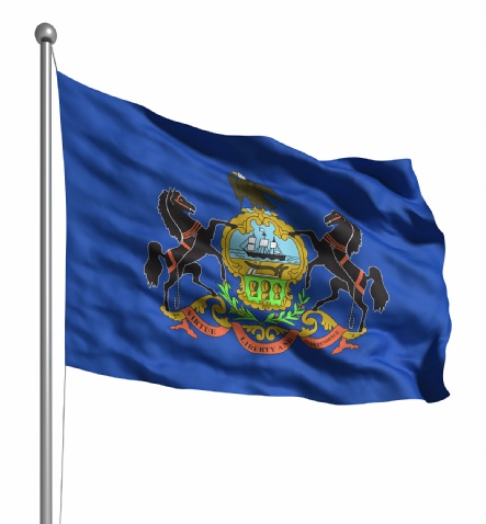 Beautiful Pennsylvania State Flags for sale at AmericaTheBeautiful.com